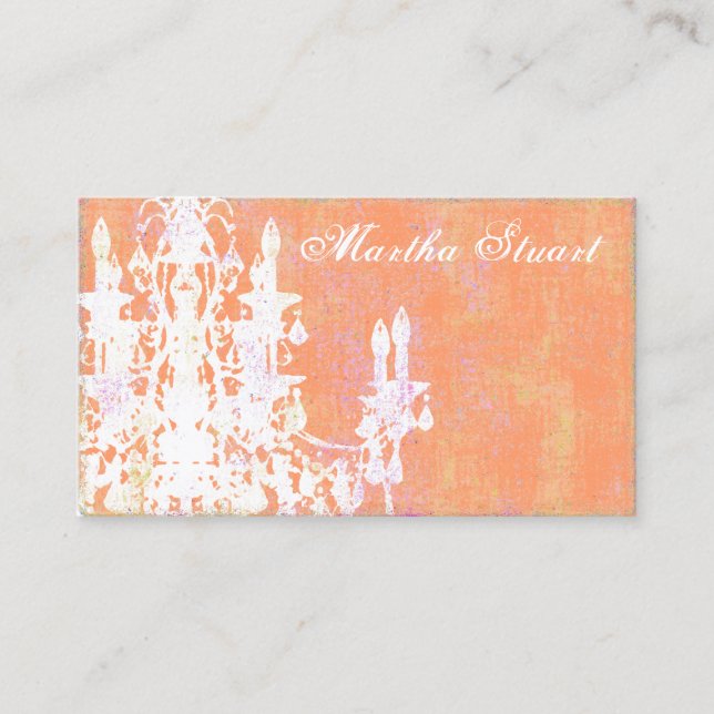 Candela de Coco ~ Tarjeta de visita (Anverso)