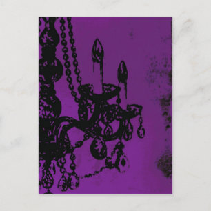 Candelabro antiguo ~ Postcard / Invitaciones