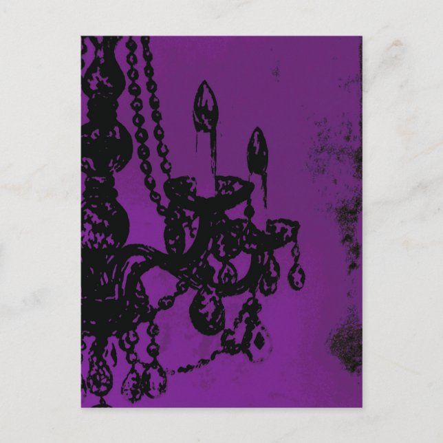 Candelabro antiguo ~ Postcard / Invitaciones (Anverso)