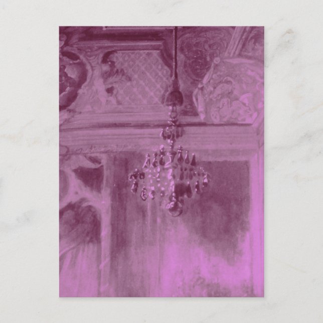 Candelabro de palacio ~ postal / invitación (Anverso)