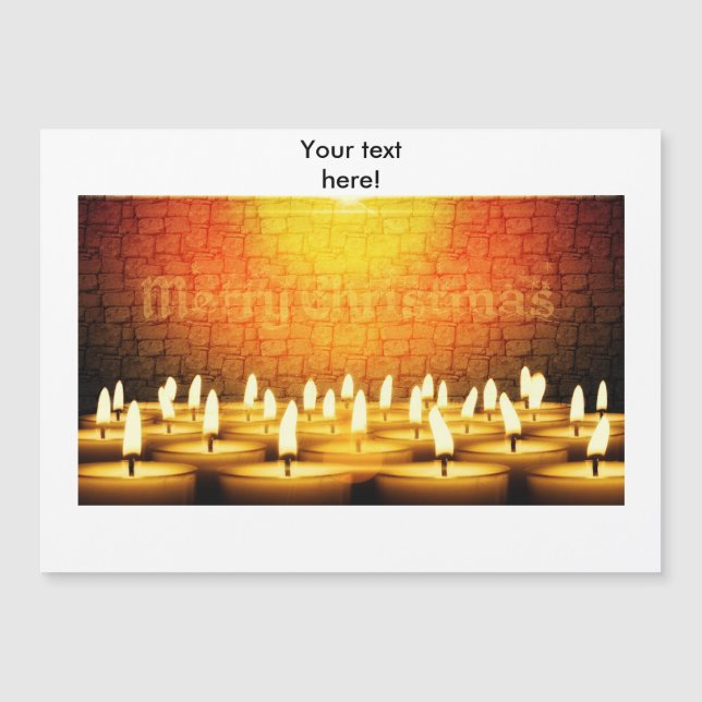 Candelas en llamas - Feliz Navidad (Anverso)