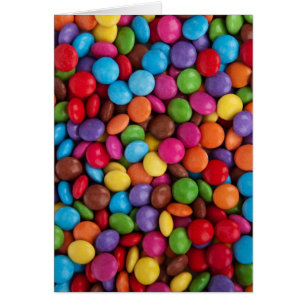 Candía de chocolate colorida