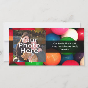 Candía de globo de goma colorida