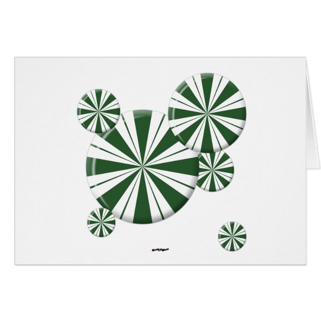 Candía de rayas de menta rápida (Anverso (Horizontal))