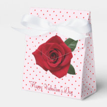 Candía de rosas rojas o caja de El día de San Vale