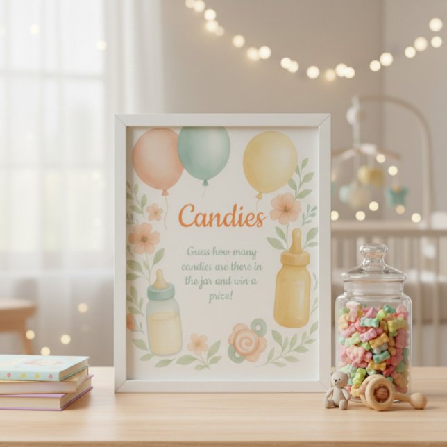 Candies Guessing Game Poster (Subido por el creador)