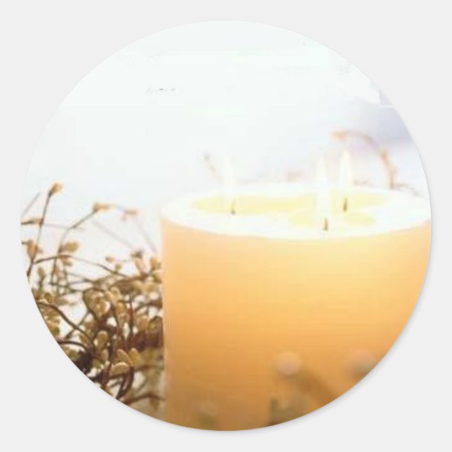 Candle Pegatina (Anverso)