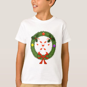 Candy Cane en camiseta de los chicos guerreros