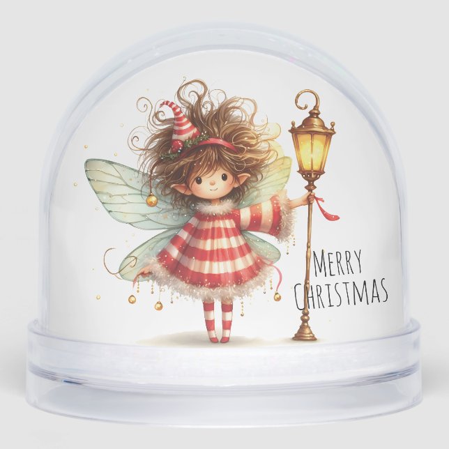 Candy Cane Fairy Holiday Card (Anverso)