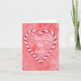 Candy Cane Heart Guardar las tarjetas de cita