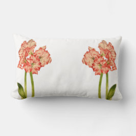 Candy Cane Lilies sobre una almohada lumbar