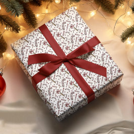 Candy Cane set de 3 papel de envolvimiento