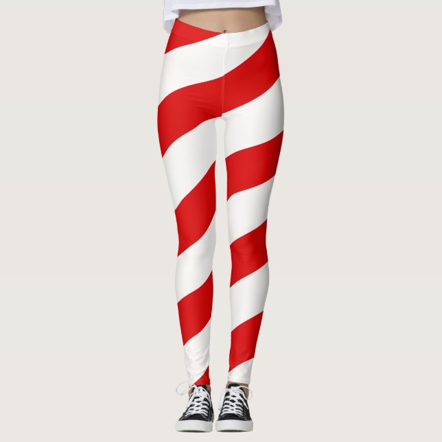 Candy Cane Tiradas Leggings (Anverso)
