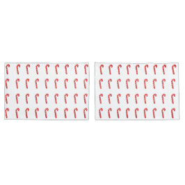 Candy Canes, Juego de Dos, Fundas de almohada está