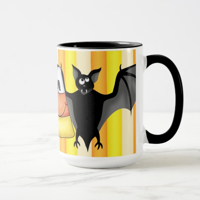 Candy Corn Addick taza de café (Derecha)
