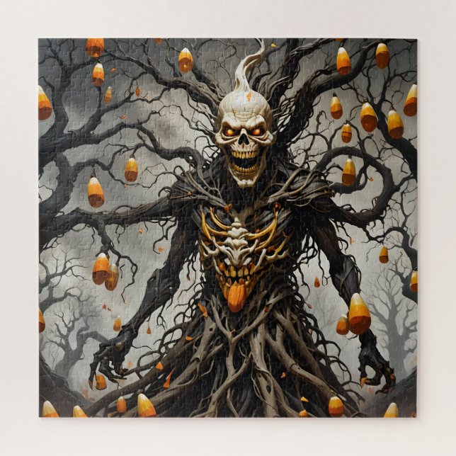 Candy Corn Man Jigsaw Puzzle (Vertical)