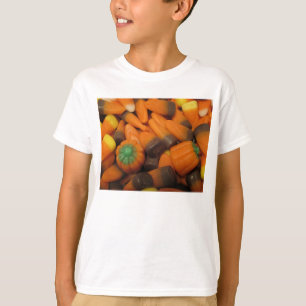 Candy Corn Niños de otoño camiseta básica