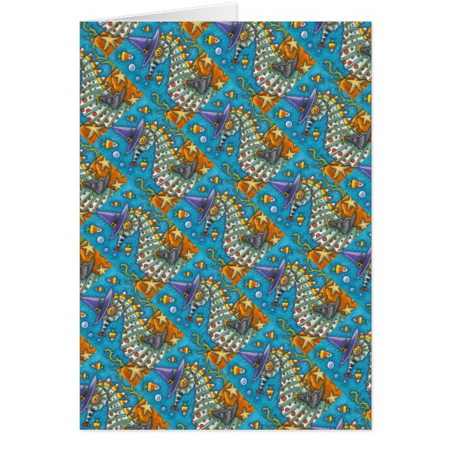 CANDY CORN SEAHORSE, BAJO LA TARJETA SEA HALLOWEEN (Frente)
