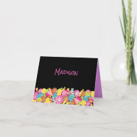 CANDY COUTURE Bat Rosa Mitzvah Gracias Tarjeta
