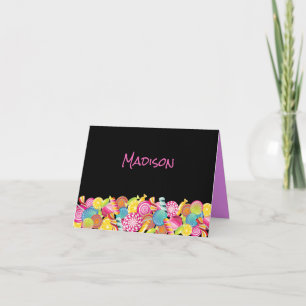 CANDY COUTURE Bat Rosa Mitzvah Gracias Tarjeta