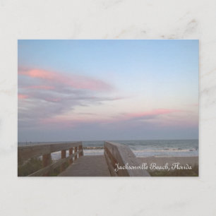 Candy de algodón en la postal de Jax Beach