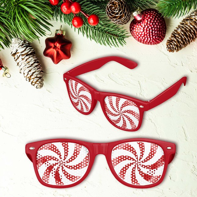 Candy Gafas de sol de menta (Peppermint Candy Holiday Sunglasses!)