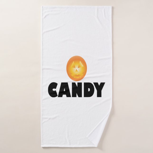 Candy Halloween (Toalla de baño)