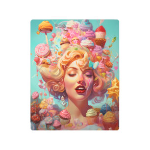 Candy Ice Cream Chica Surreal Fantasía arte