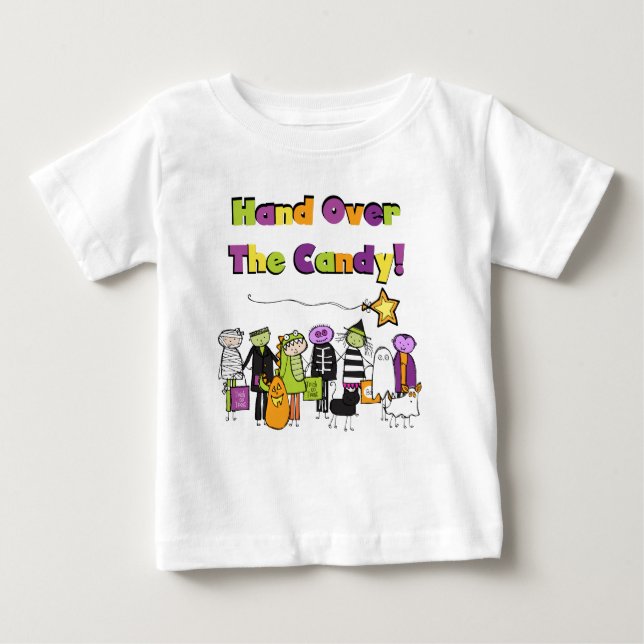 Candy Over the Candy Halloween camisetas y regalos (Anverso)