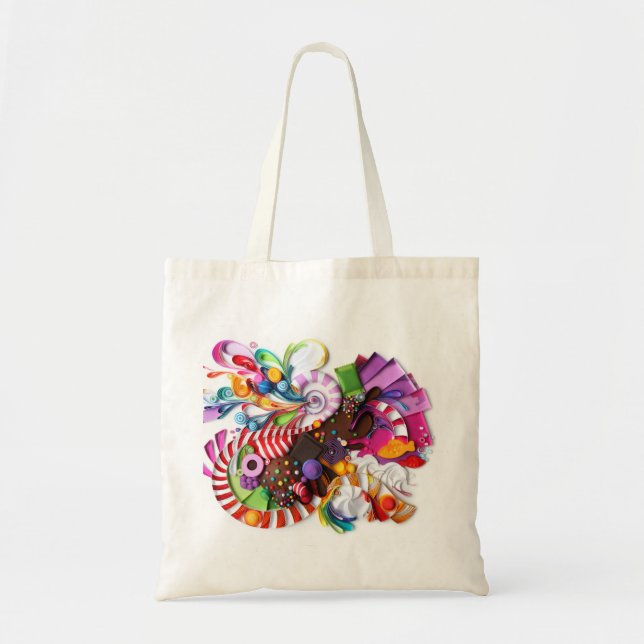 CandyCrush inspiró la bolsa de asas (Frente)