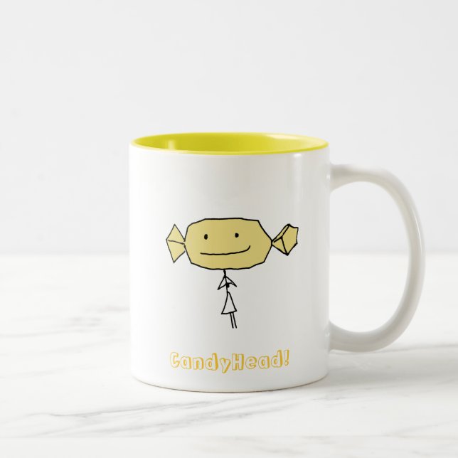 CandyHead i tiene gusto de amarillo de la taza de (Derecha)