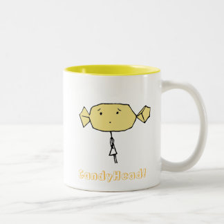 ¿CandyHead oh? Amarillo de la taza