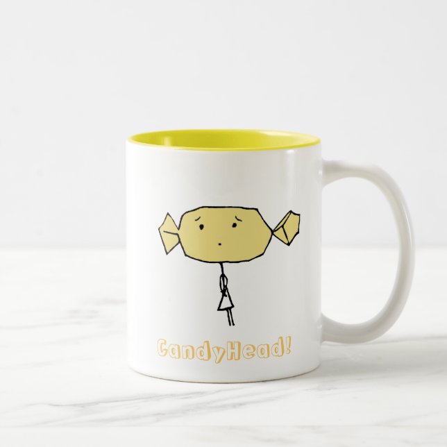 ¿CandyHead oh? Amarillo de la taza (Derecha)