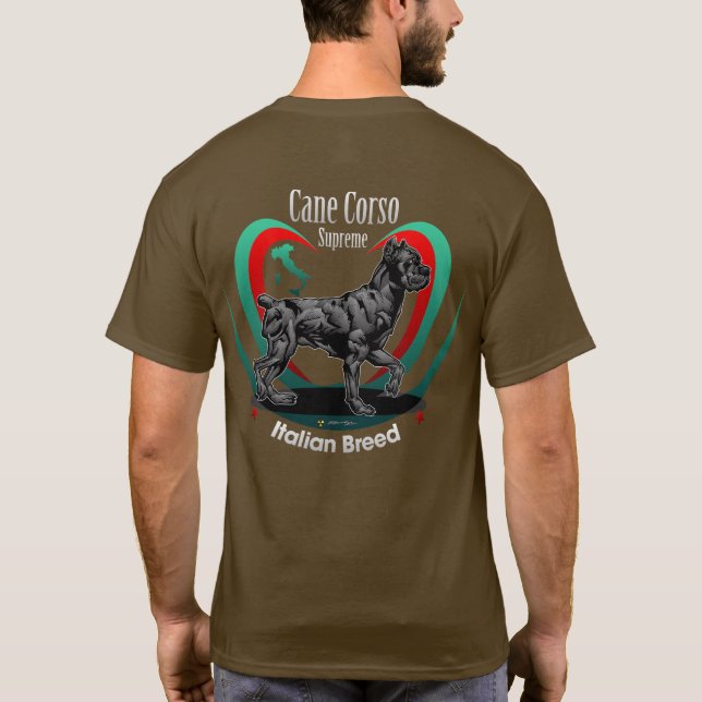 CANE CORSO Camisetas Rama Suprema Italiana (Reverso)