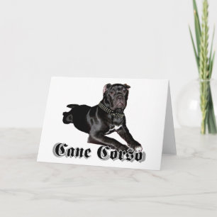 Cane Corso tarjeta de felicitación para cachorros