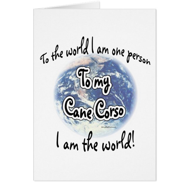 Cane Corso World 2 (Frente)