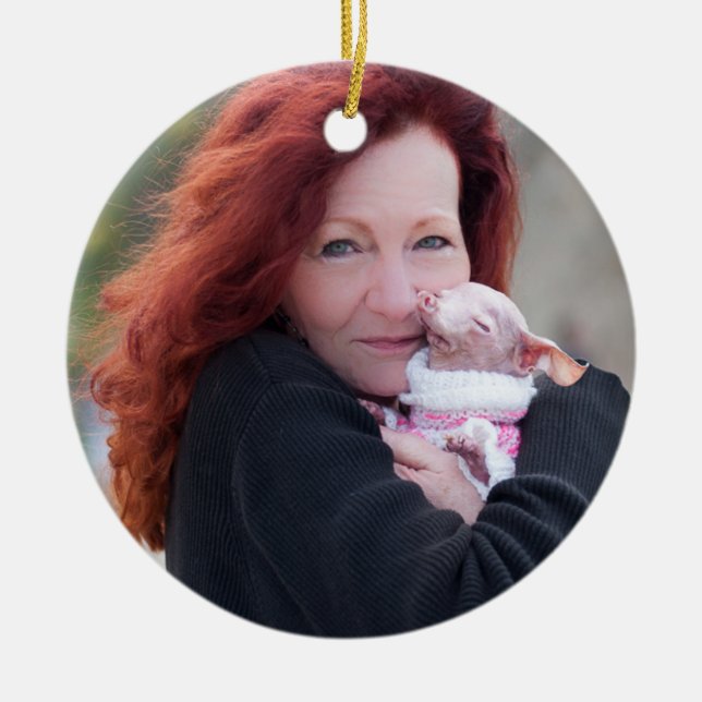 Canela y ornamento de Rosie (Frente)