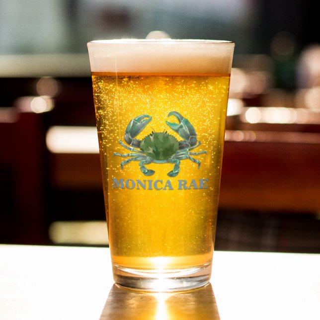 Cangrejo Azul Crustáceo Monograma nombre (Subido por el creador)