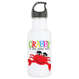 Cangrejo - Botella de agua (18 oz)
