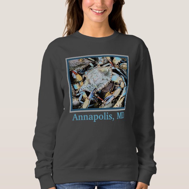 Cangrejo cangrejo Annapolis, sudadera MD o camiset (Anverso)