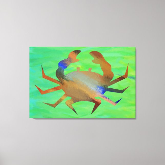 Cangrejo de arte pop (Anverso)