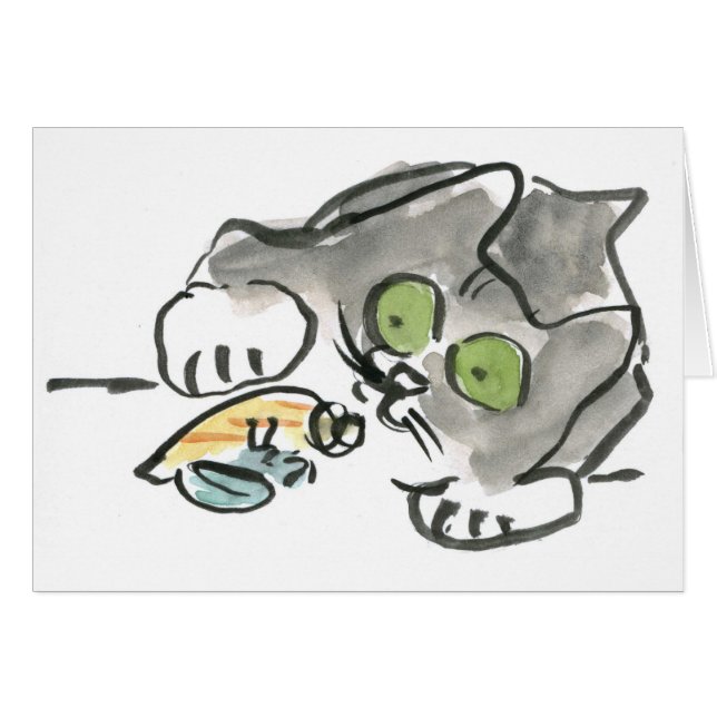 Cangrejo de ermitaño y gatito (Anverso (Horizontal))