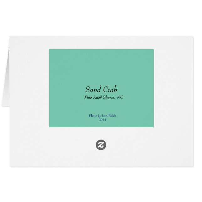 Cangrejo de la arena (Reverso Horizontal)