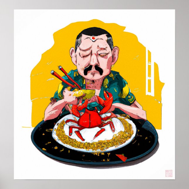 Cangrejo de pimienta - Imprimir arte de lienzo (Frente)