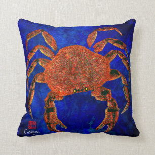 Cangrejo Dungeness - Cojín decorativo