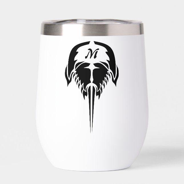 Cangrejo herradura al estilo de tatuaje tribal (Trasero)