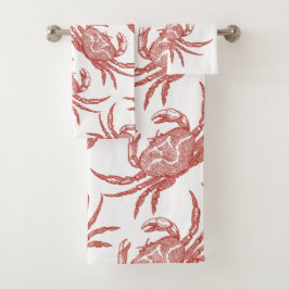 Cangrejo rojo de carpintería vintage