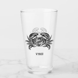 Cangrejo tribal blanco y negro