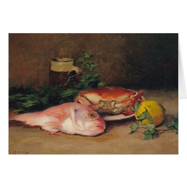 Cangrejo y salmonete rojo (Anverso (Horizontal))