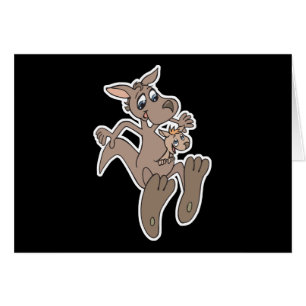 canguro feliz y joey